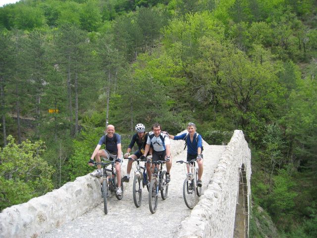 une belle sortie VTT dans les Alpes de Haute-provence