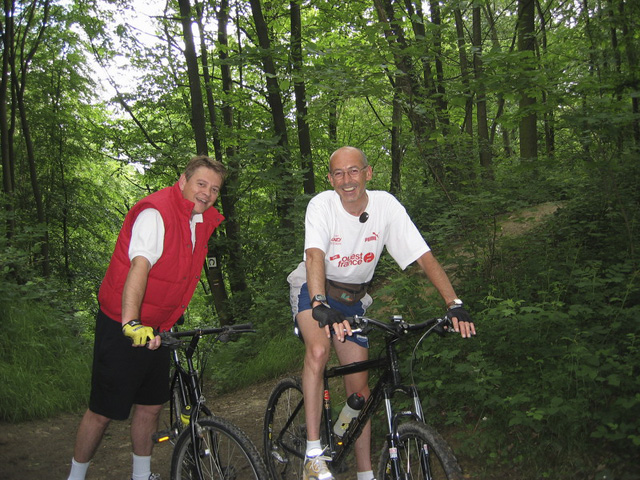 Premire sortie en vtt avec Didier... Bois de St Cucufa